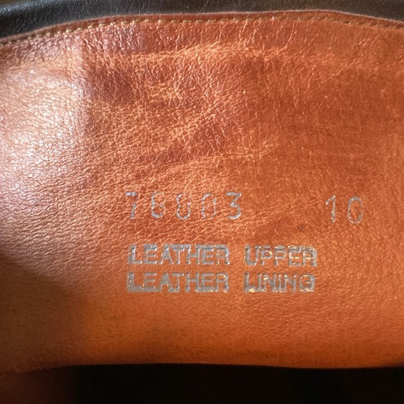 J. Crew Brown Leather Side Zipper 4" Heel Boots sz: 10 M / Made in ITALY - Picture 10 of 11